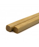 Paire de baguettes Ringoki en bois de pommier - Détails extrémité supérieure