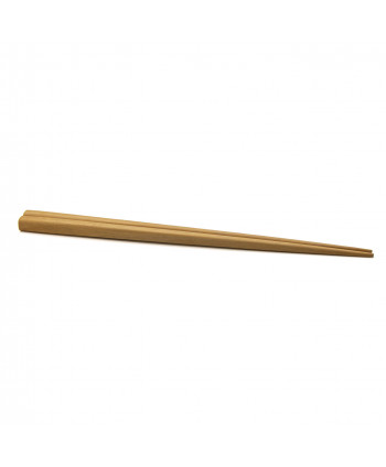Paire de baguettes Nashiki en bois de poirier - détails vue latérale